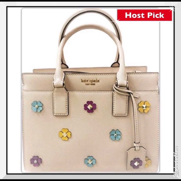 kate spade Handbags - SOLD Kate Spade Cameron Spade Flower Appliqué